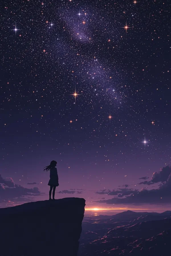 夜航星尘 - 动画作品资料 《夜航星尘》动画封面海报